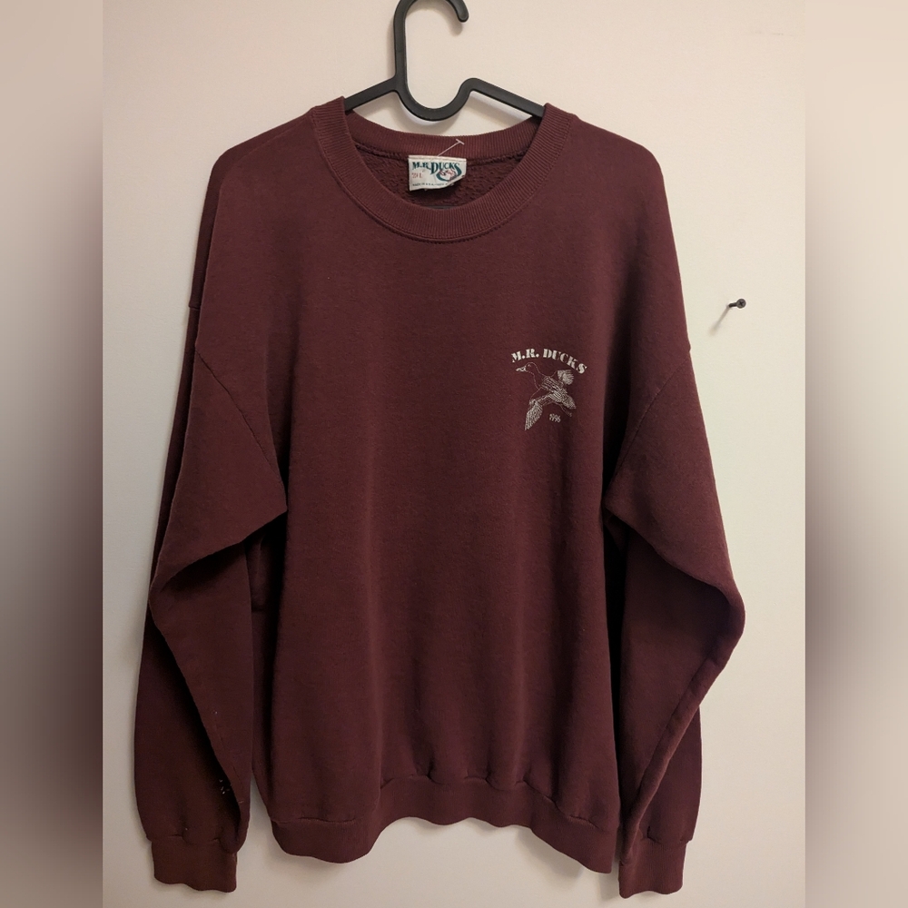 M.R. Ducks Vintage Sweatshirt – 1991 – Ocean City, MD – Size L – Made in USA